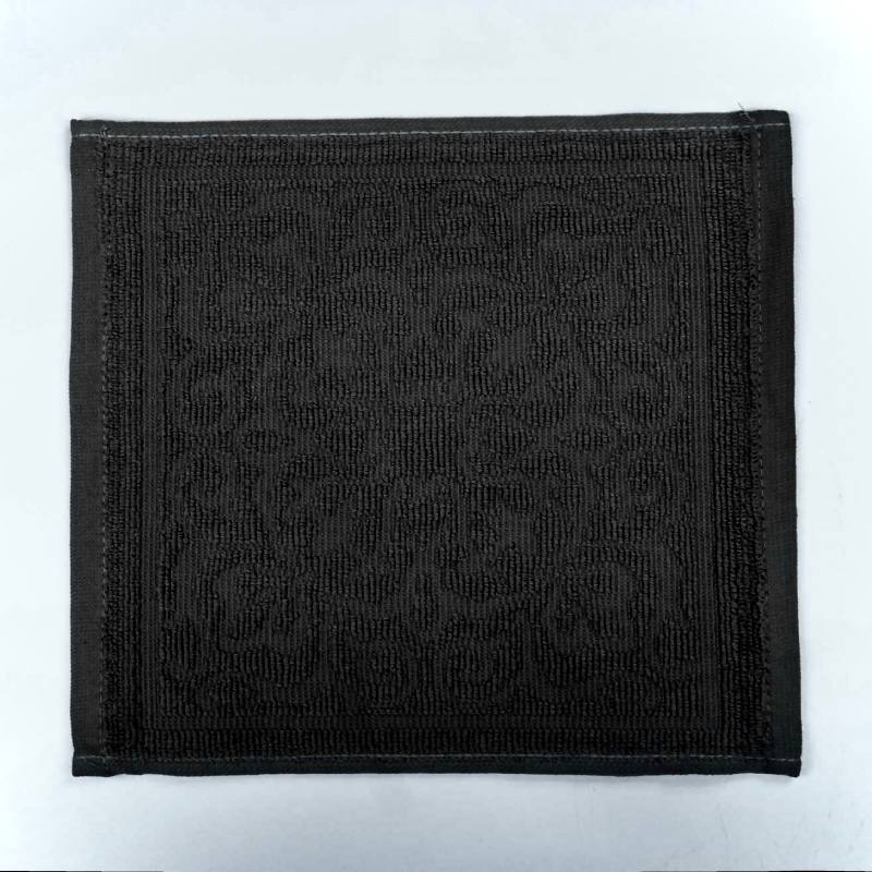 Рушник серветка кухонна жакардова GM Textile 25х25см 380 г/м2 (Сірий)